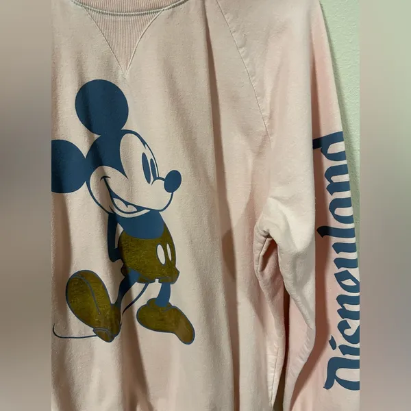Disney Mickey Mouse Sweatshirt Tops Like New - Image 3