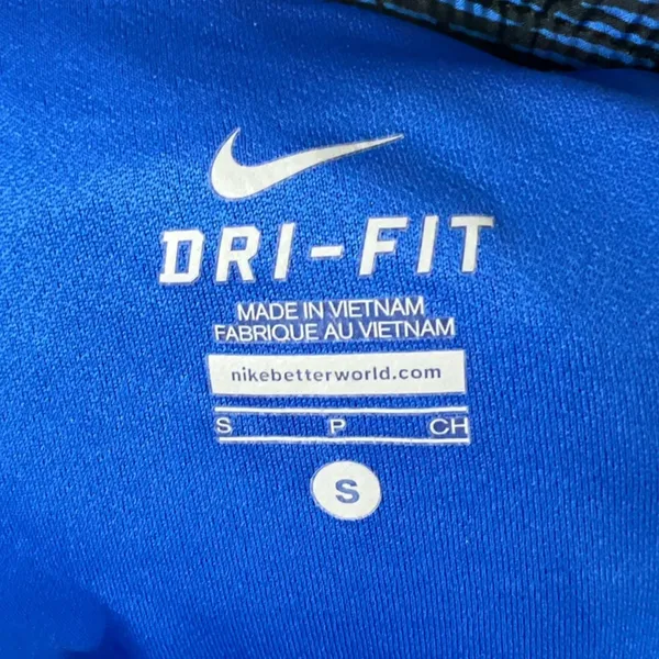 Nike Athletic Shorts Womens S Blue Black Lined Dolphin Hem Athleisure‎ Running - Image 4