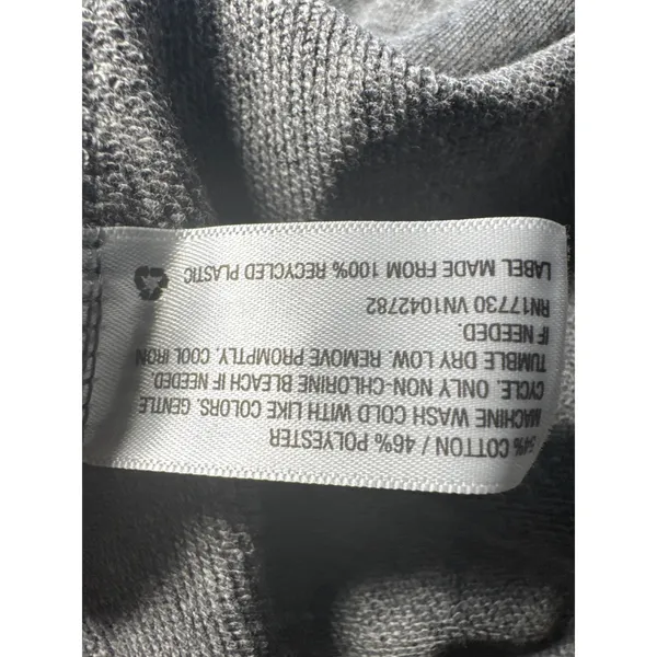 Wild Fable Heather Grey Cropped Polo Sweatshirt Womens‎ Medium NWT 331115874 - Image 6