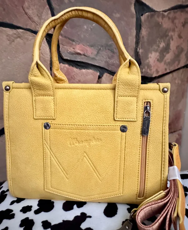 Whipstitch Patchwork Crossbody Crocodile Conceal Carry Tote - Image 2
