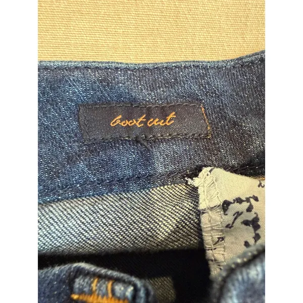 Seven7 | Bootcut Jeans Dark‎ Blue | Women's 12 - Image 9