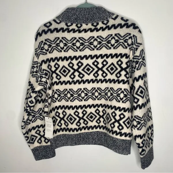 A New Day Fair Isle Mock Neck Cheers Sparkle Sweater in XS - Image 3