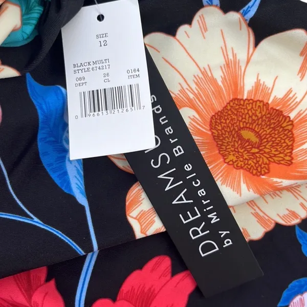 MiracleSuit NWT Dreamsuit by Miracle Brands One Piece Swim Suit Floral Size 12 - Image 3