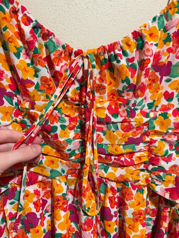 Princess Polly Barrett Mini Dress in Multi Floral - Image 8