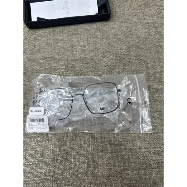 McQ Eyeglasses Frames Only Wire Metal MQ0318O 002 52MM Briller Kvinder Black - Image 8