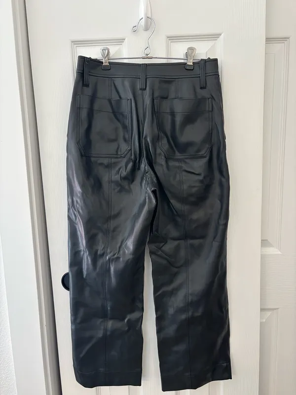 Madewell Faux Leather Pants - Image 4