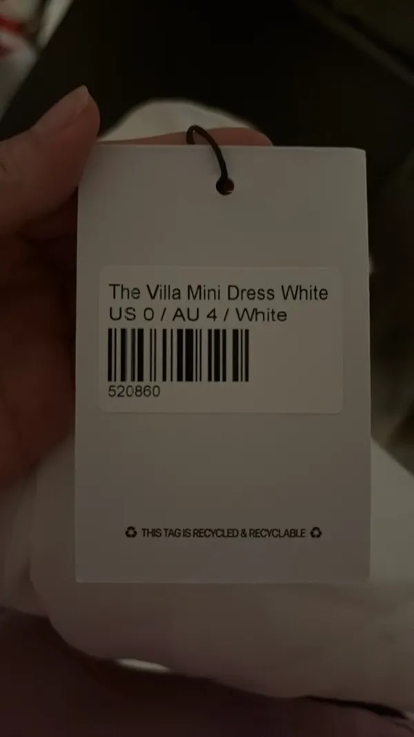 Princess Polly White Mini Dress - Image 4