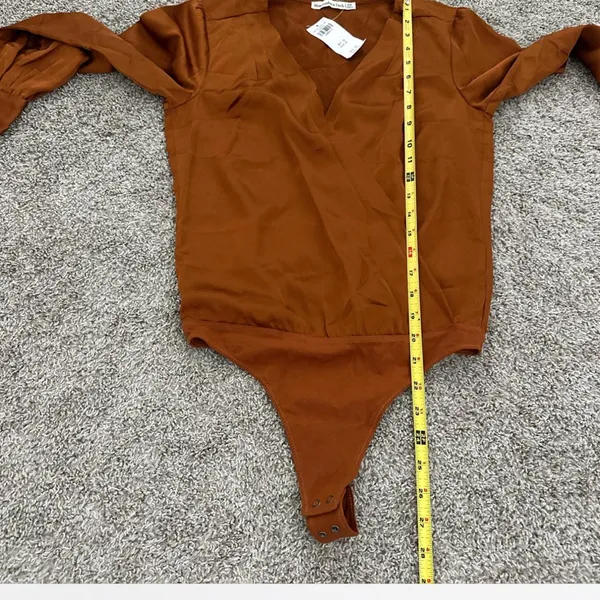 Abercrombie & Fitch Long Sleeve Wrap Bodysuit - Image 5