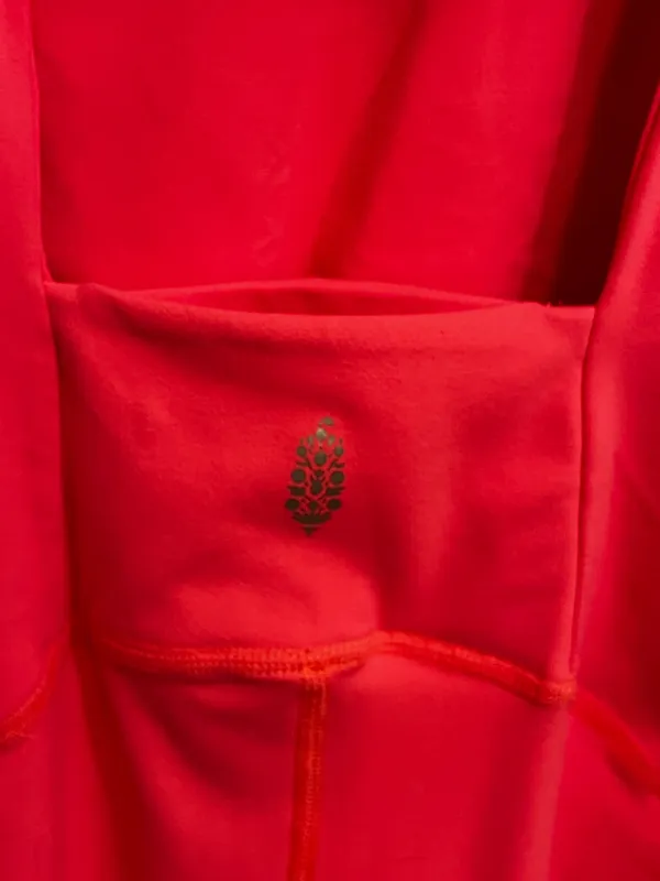 NWT Free People Movement ‘Never Better’ Neon Coral Women’s size XS Jumpsuit - Image 3