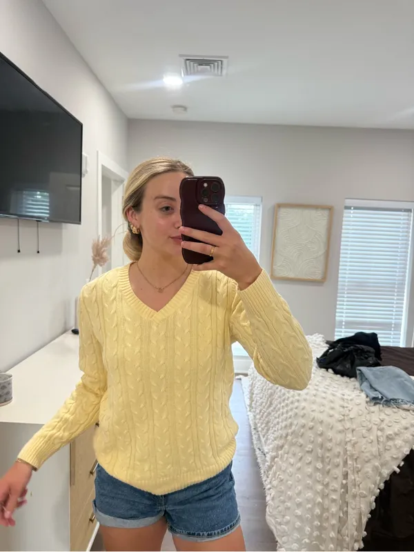 croft and barrow knit sweater M - Image 10