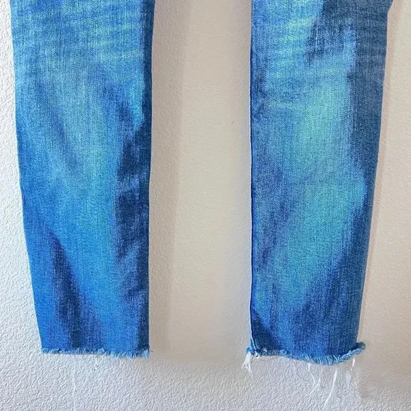 Levi’s 711 Women's Cotton Skinny Distressed Patch Jeans‎ 29 - Image 7