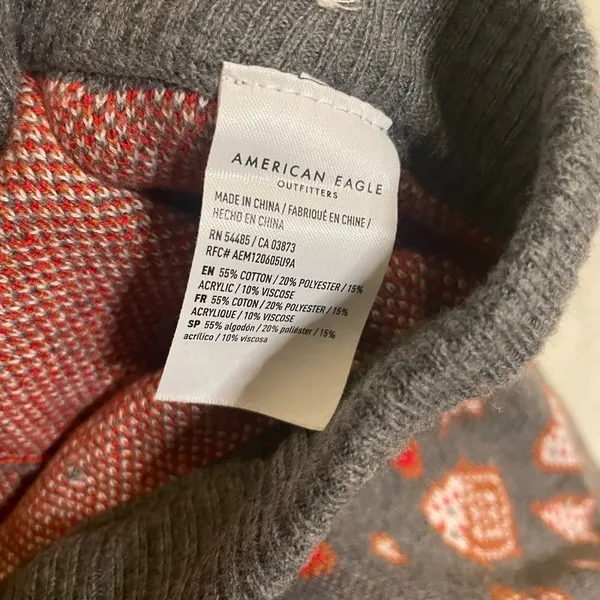 American Eagle Christmas Holiday Print Cozy Lounge‎ Joggers - Image 6
