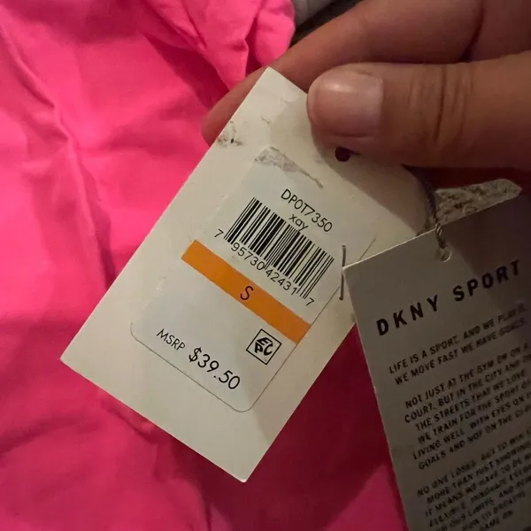 NWT Dkny sport pink top small‎ - Image 9