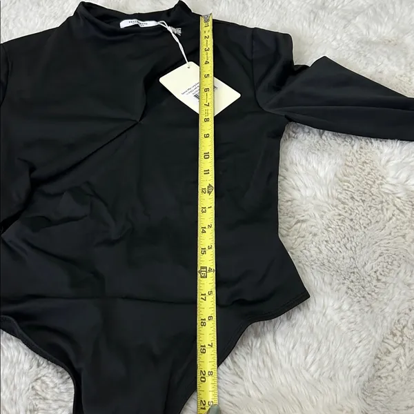Peppermayo Special Affair Long Sleeve Black Bodysuit - Image 10