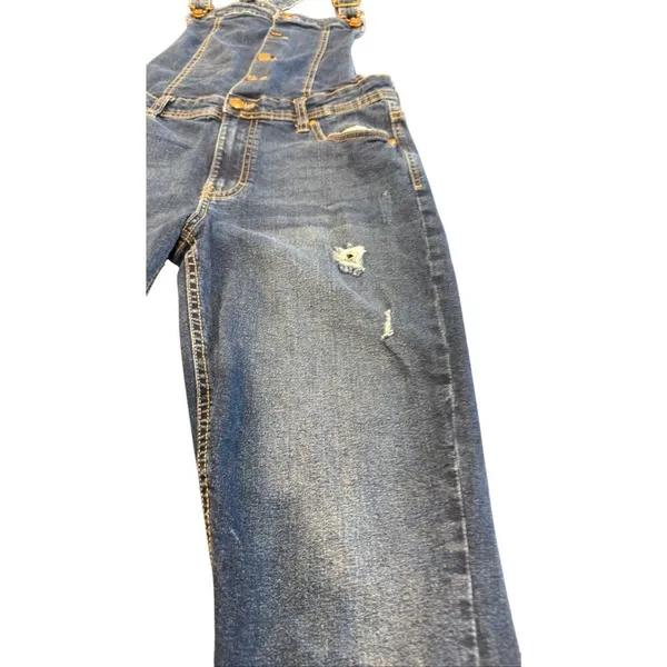 Celebrity Pink Ripped Denim Overall size L - Image 8