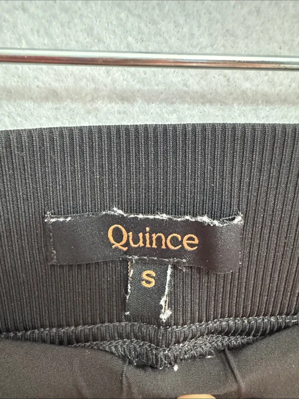 Quince Black Women's Athletic Track pants - Image 2