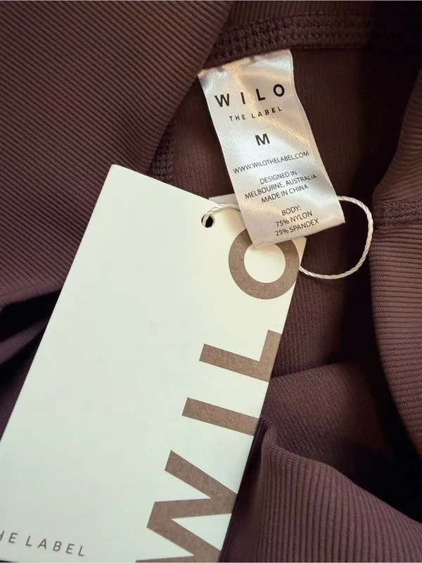 Wilo The Label Brown Hoodie & Ribbed Leggings Medium Relaxed Fit Lounge Set NWT - Image 11