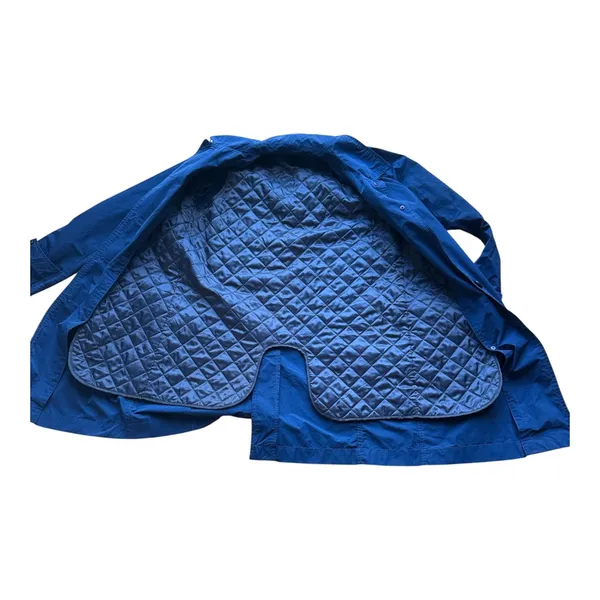 Uniqlo Royal Blue Trench Coat with Removable Quilted Liner XS Mens Womens Mac - Image 3