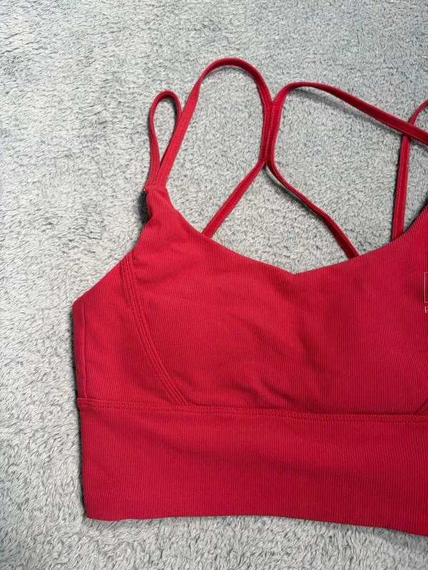 1st phorm Red Strappy Sports Bra small - Image 3