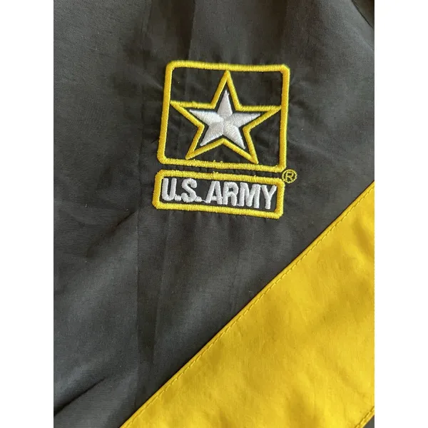 Vintage U.S. Army Windbreaker Jacket Size Small Military Yellow Black USA Zip. - Image 3