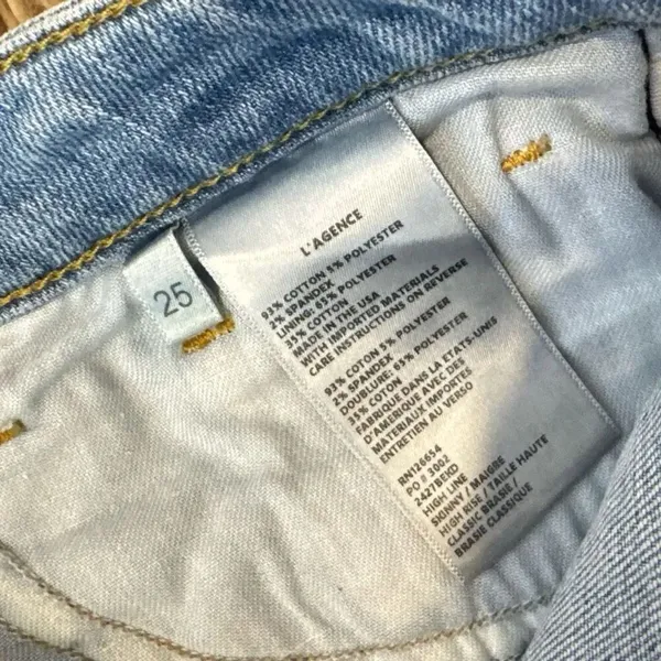 L’agence distressed jeans size 25 - Image 2