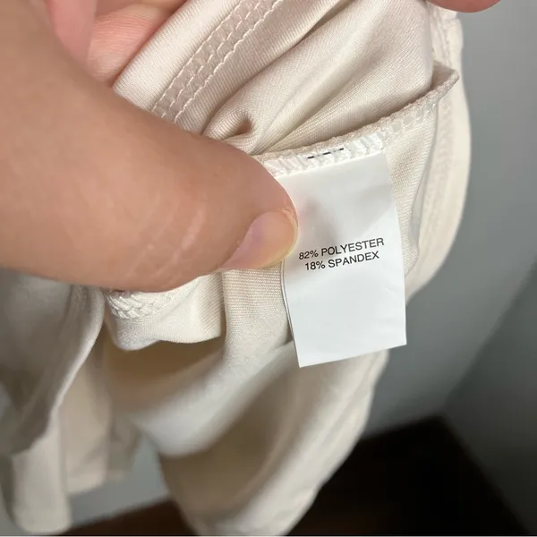 PacSun PAC 1980‎ whisper active putting mini dress skort ivory off white womens size XL - Image 13