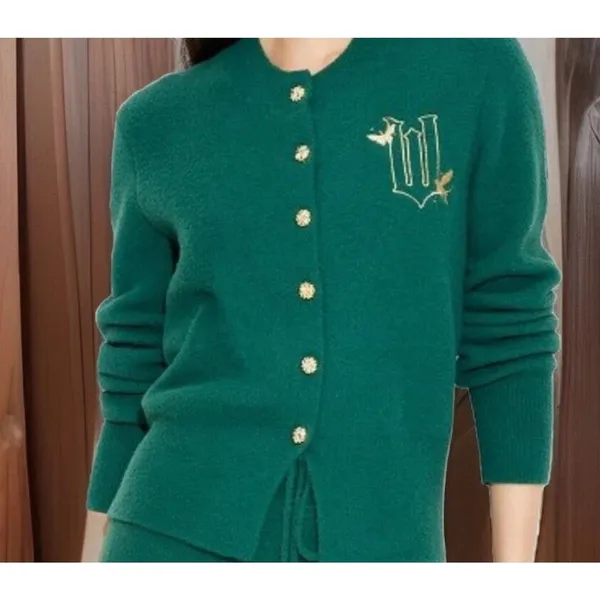 Wicked Limited Edition Graphic Cardigan Paul Tazewell Green Size Small 2672 - Image 2