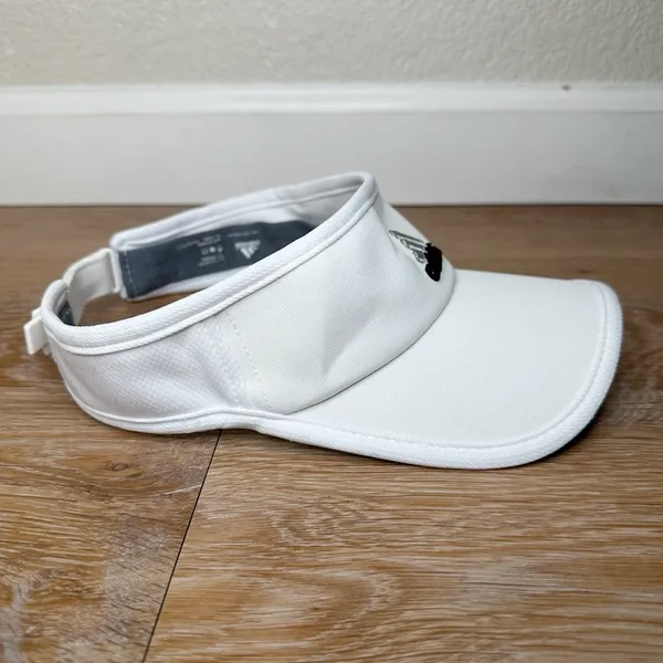 Adidas Unisex Adizero Climacool White Athletic Performance Visor Hat, OS - Image 6