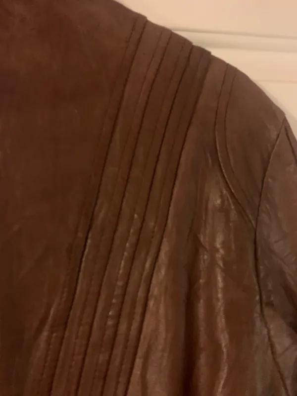 Brown Leather Jacket - Image 4