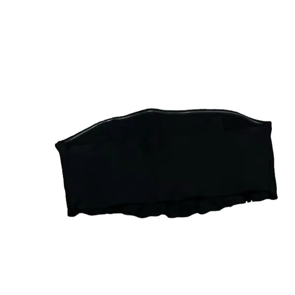 HOUSE OF CB Kiyoko Black Strapless Bandeau Bandage Crop Top Cami - Image 7