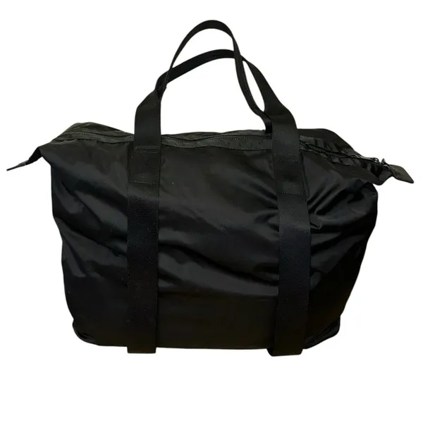 Lululemon‎ All Day Asana Black Nylon Tote Gym Travel Bag - Image 2