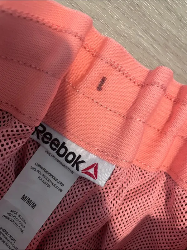 Reebok Maroon and Pink Colorblock Windbreaker Joggers - Image 2