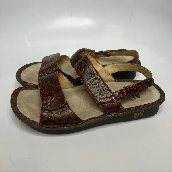 Alegria‎ Verona sandals embossed leather size 37 - Image 4