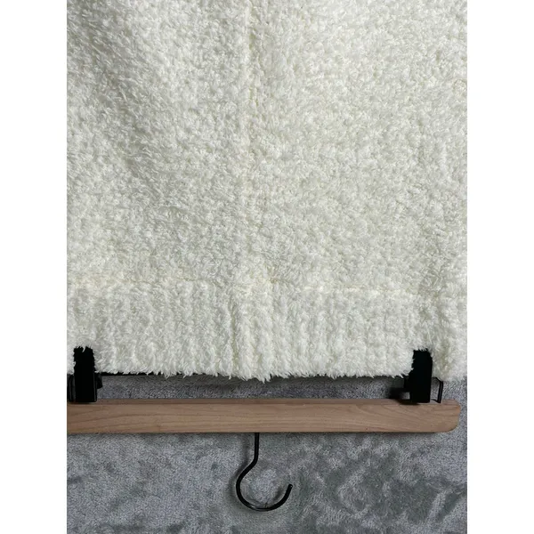 SKIMS Cozy Knit Boucle Lounge Tank Top Bone Cream Fuzzy Soft Stretch S/M - Image 8