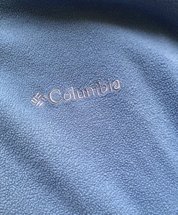 Columbia Men's Half Zip, Bluestone/Collegiate Navy, Extra Small - Image 4