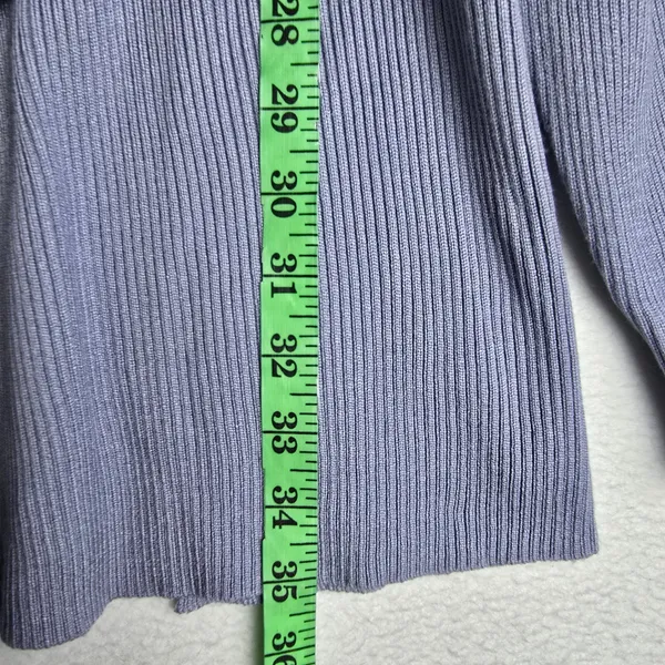 ELLIATT Victoria Knit Dress‎ Ribbed Turtleneck Midi Greay Womens Size S - Image 11