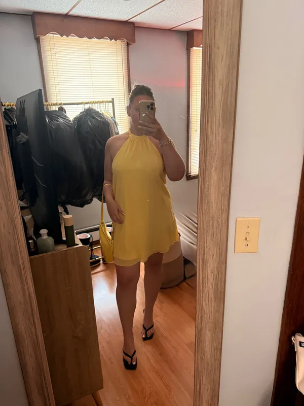 MORE TO COME Calanthe Mini Dress in Yellow - Revolve - Image 2