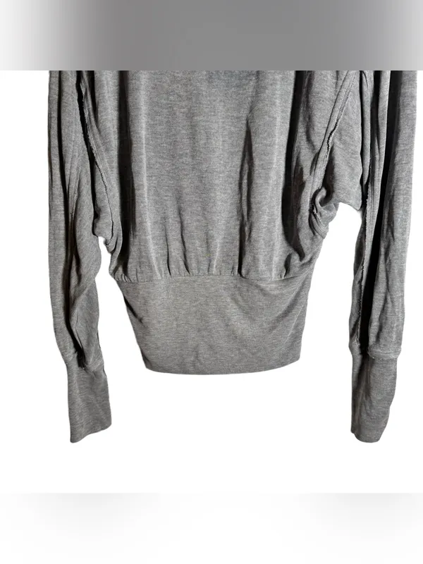 Free People Movement Ready Go Hoodie Women's XS Relaxed Workout Casual Top Grey - Image 7