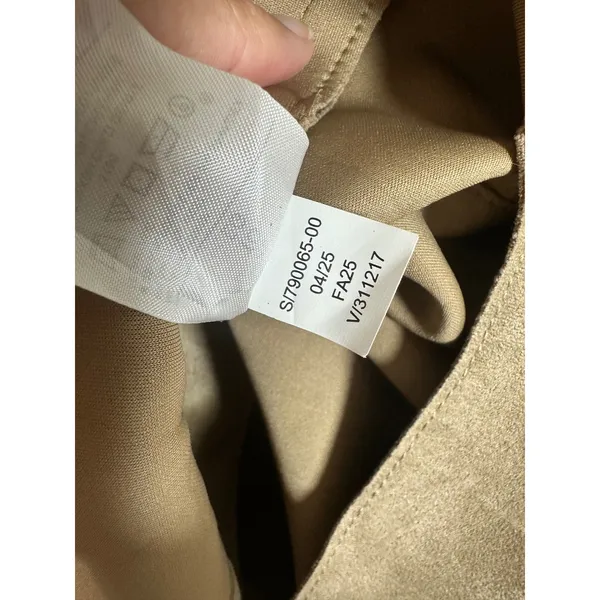 Banana Republic Stone Vegan Suede Overshirt Relaxed‎ Fit Shacket XL 790065-00 - Image 7