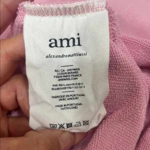 Ami De Coeur-Embroidered Sweatshirt In Pink - Image 13