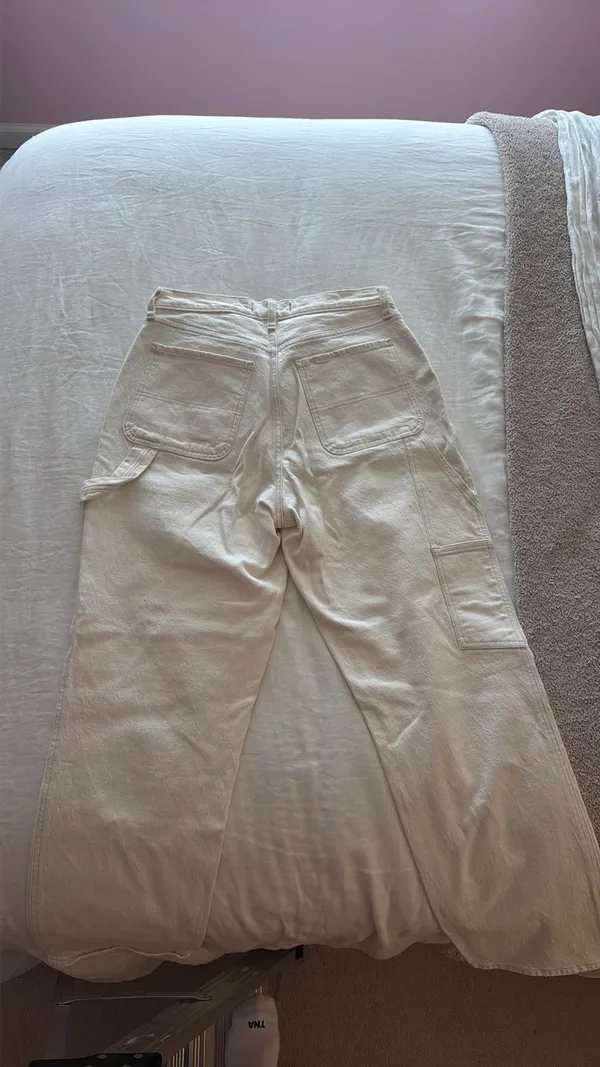 Abercrombie curve love 90’s straight ultra high rise carpenter jean - Image 5