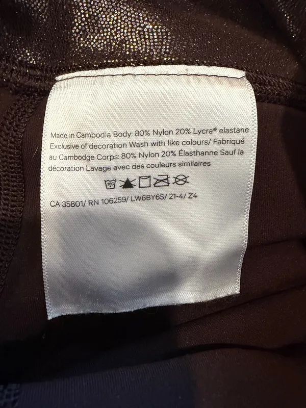 Lululemon Align High Rise Crop 21” Radiate Foil French Press - Image 6