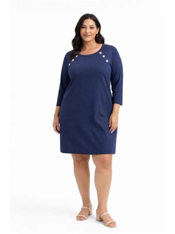 Lilly Pulitzer UPF 50+ Kaelin‎ Dress - True Navy - Image 11