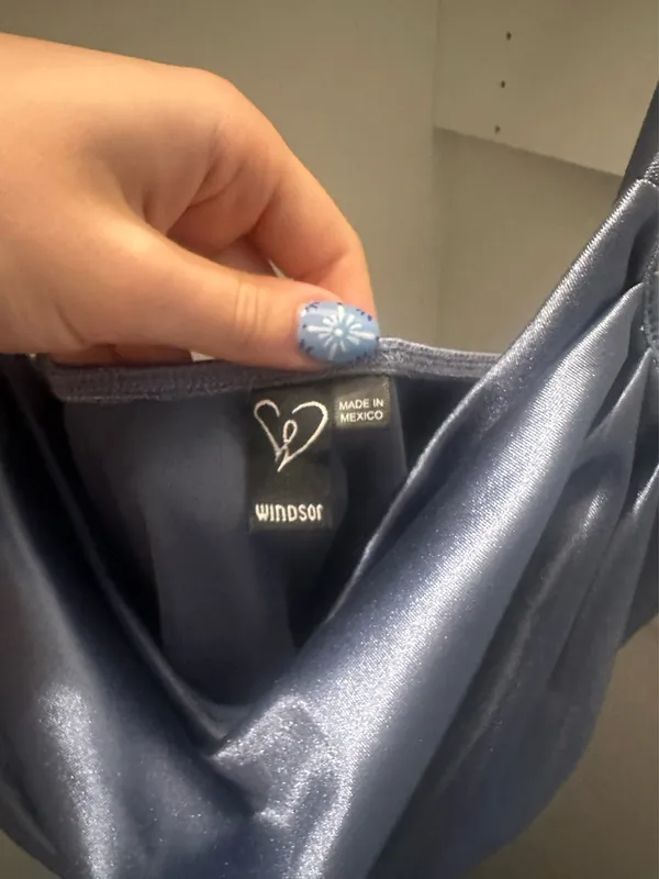 Windsor Satin Skater Dress Homecoming - Image 3