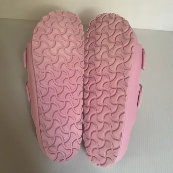 Birkenstock EVA Pink Two Strap Sandals Waterproof Women 39 Made in Germany - Image 8