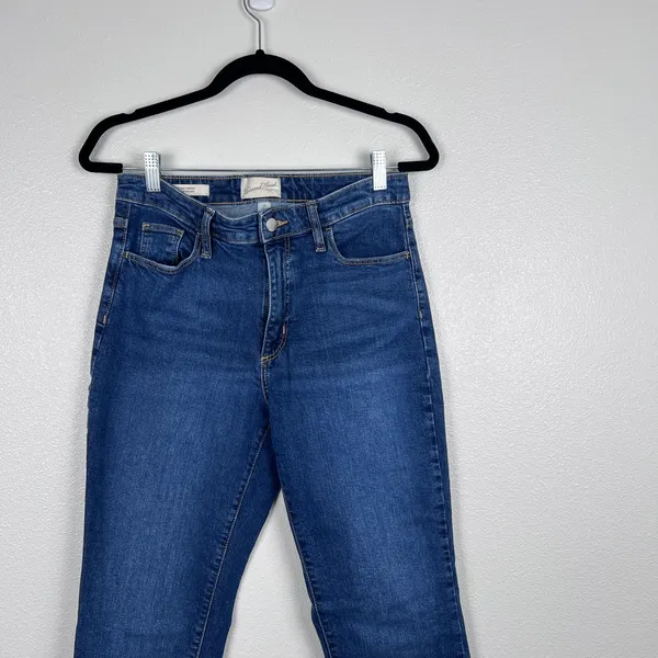 Universal Thread Womens High Rise Straight Leg Dark Wash‎ Blue Jeans Size 8 - Image 3