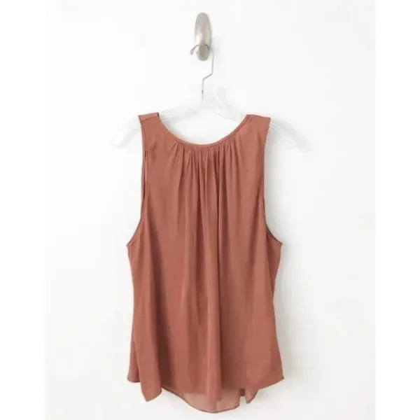 Sleek Draped Low-Back Blouse - Image 10