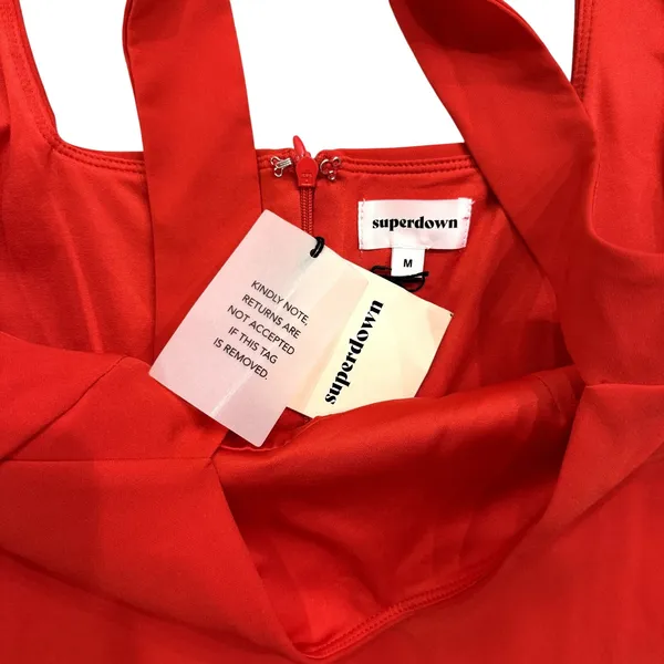 Superdown Aneira Mini Dress in Red, Size M - Image 4