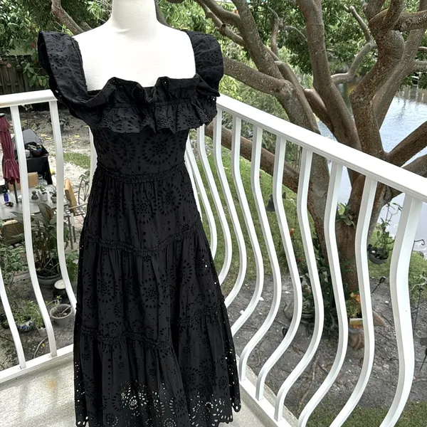 Zara crocheted dress size small - Image 2