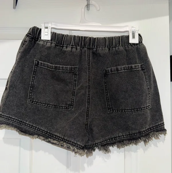 Free people fray boho vintage drawstring shorts - Image 3